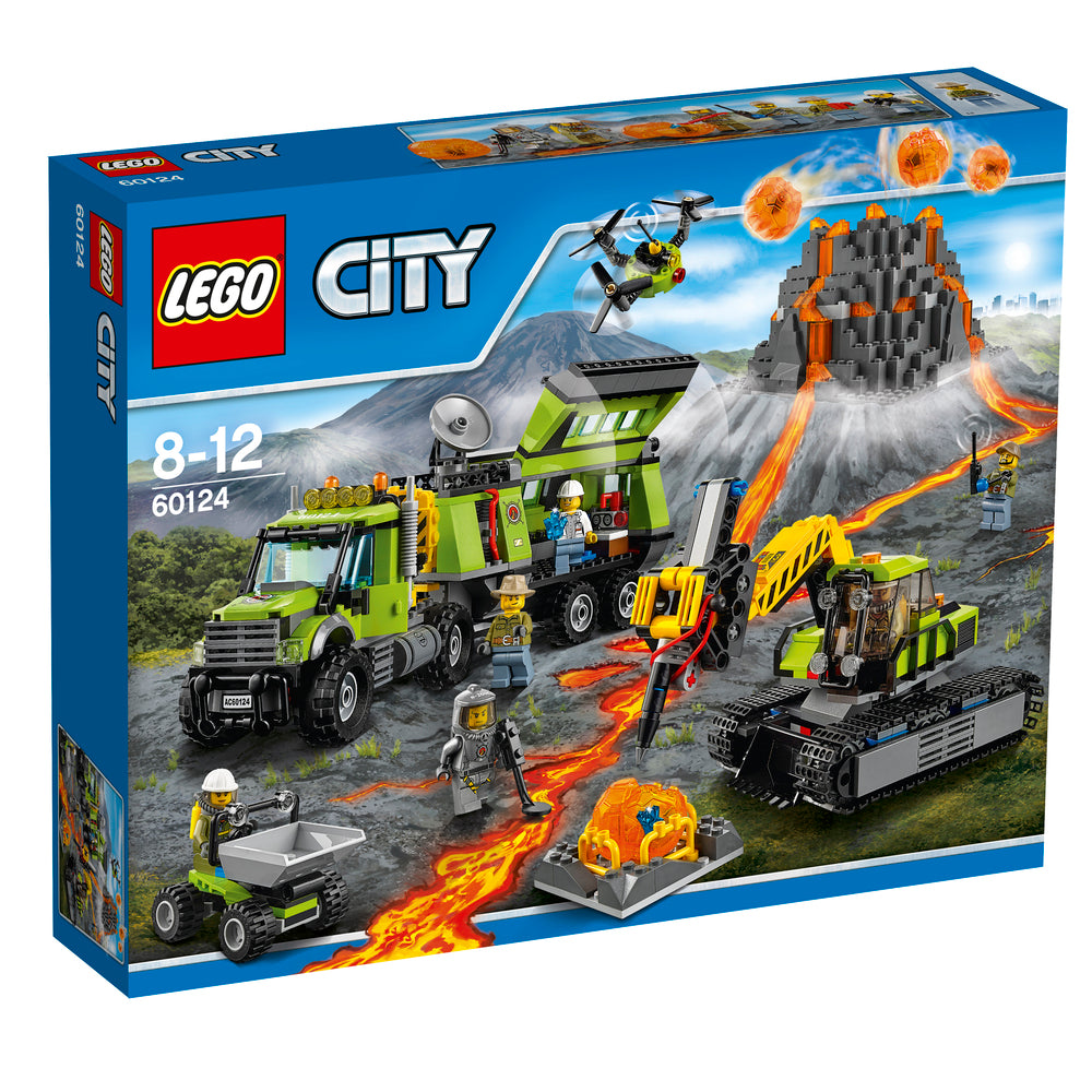 60124 LEGO CITY VOLCANO EXPLORERS VULKAN-EKSPEDITIONSBASE