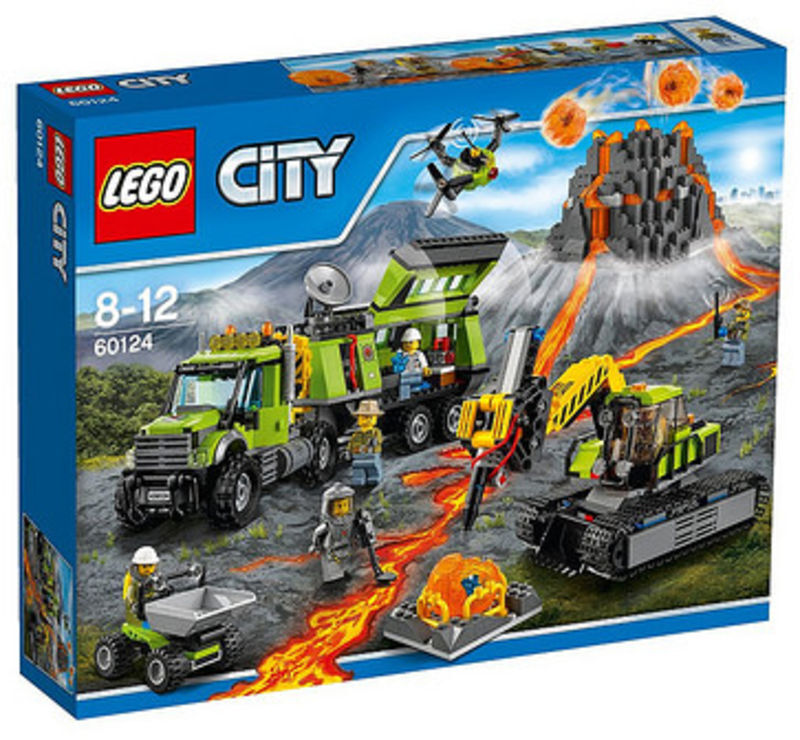60124 LEGO CITY VOLCANO EXPLORERS VULKAN-EKSPEDITIONSBASE