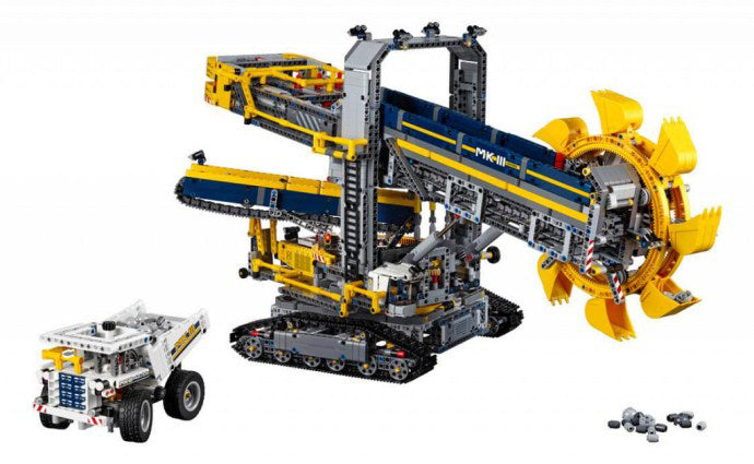 42055 LEGO TECHNIC GRAVEMASKINE MED SKOVLHJUL