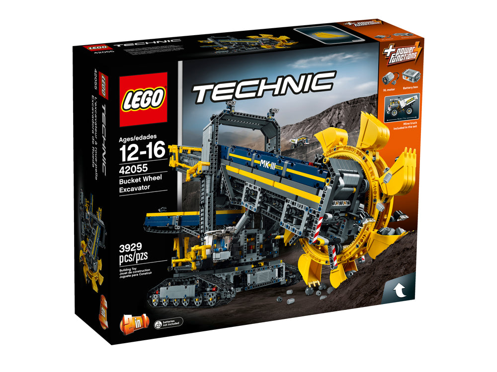 42055 LEGO TECHNIC GRAVEMASKINE MED SKOVLHJUL