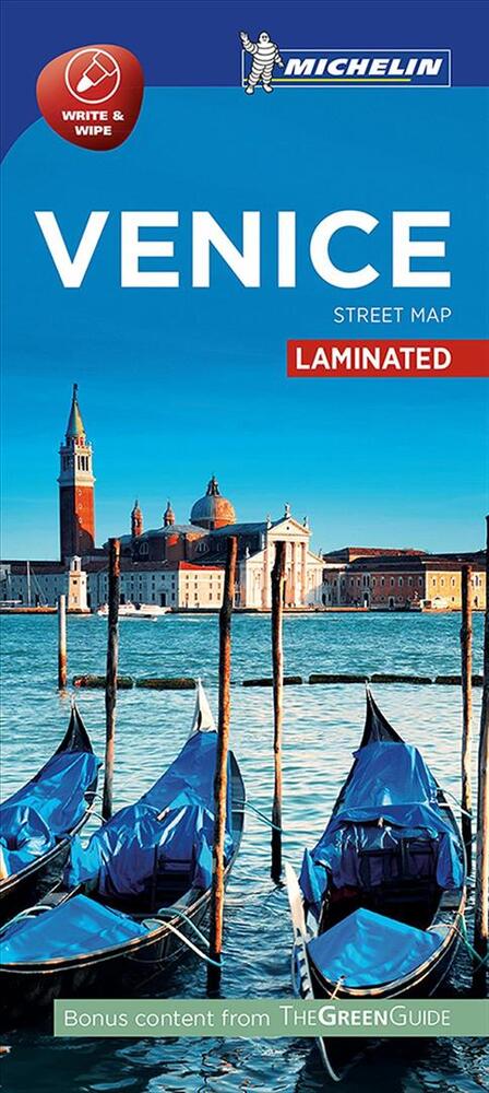 Venice Street Map Laminated