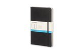 Notesbog Moleskine large sort m/240 prikket ark hard cover
