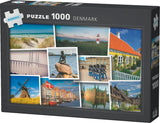PUSLESPIL DANMARK 1000 BRIKKER