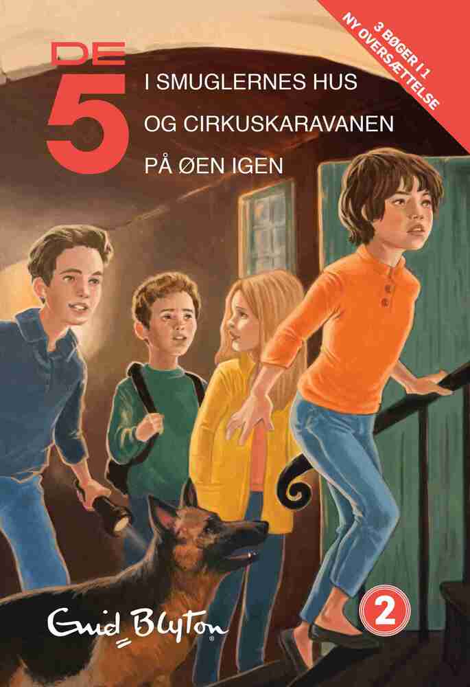 De 5, samlebind 2, De 5 i smuglernes hus, De 5 og cirkuskaravanen, De 5 på øen i