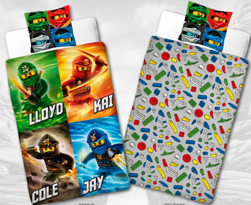 LEGO NINJAGO SENGETØJ 140 X 200 CM