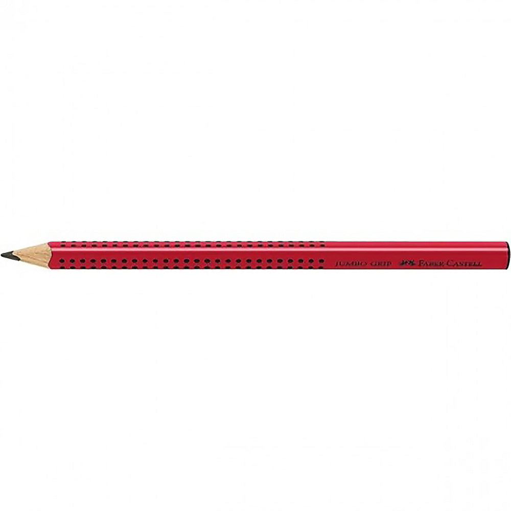Blyant grip jumbo Faber-Castell hb rød