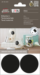 ETIKETTER I TAVLEMATERIALE AVERY