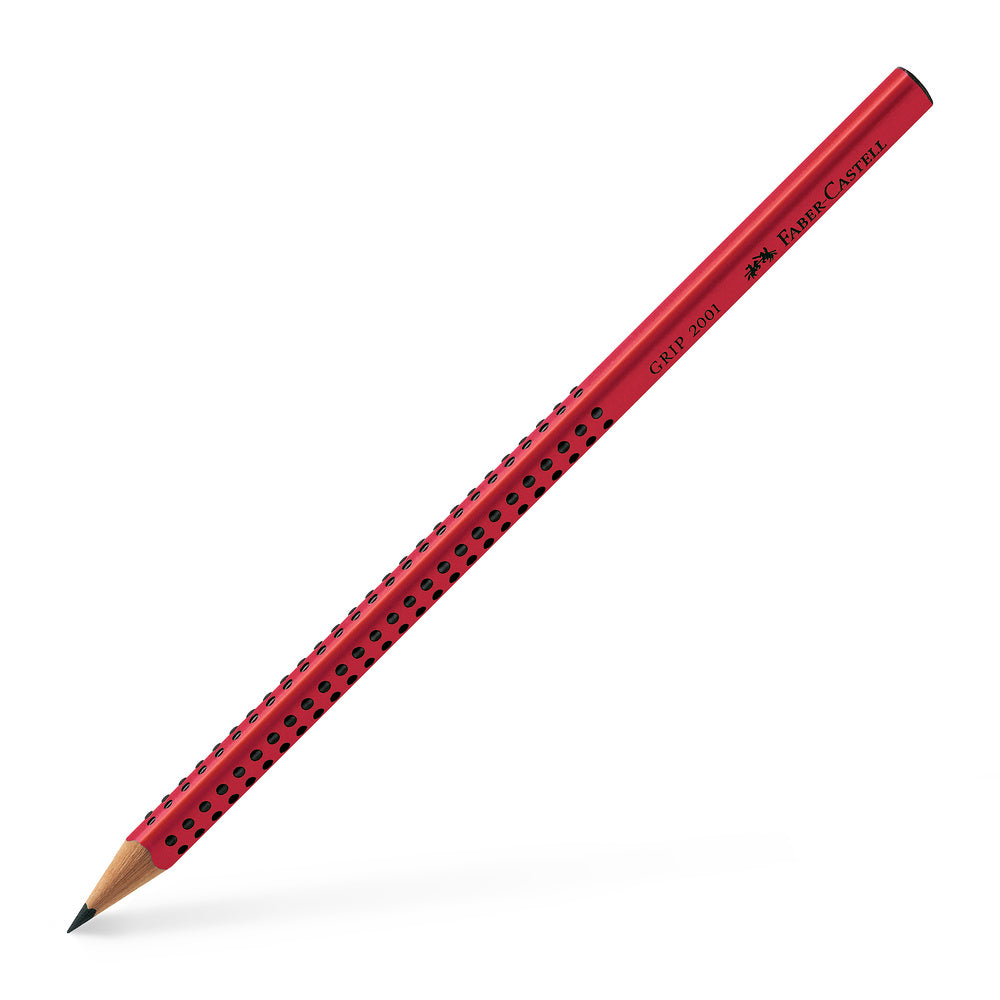 Blyant grip Faber-Castell hb rød