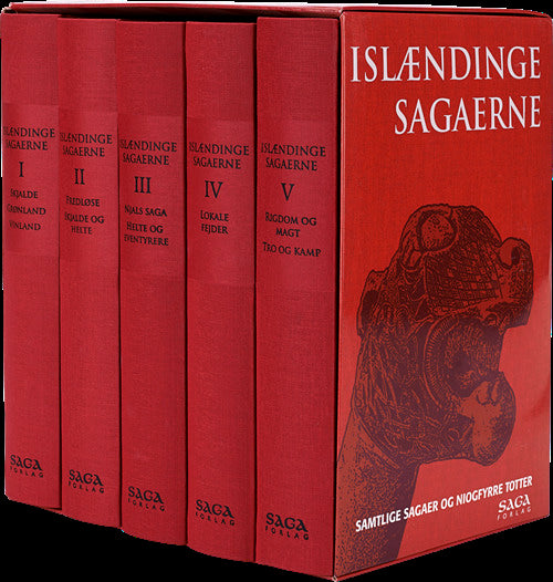 Islændingsagaerne - 5 bind i boks