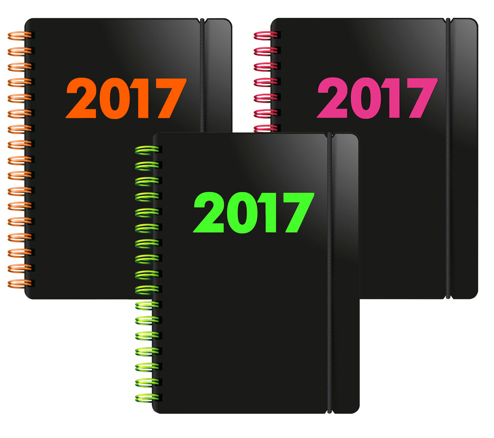 KALENDER 2017 LETTS BLACK A6 UGE ASS