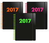 KALENDER 2017 LETTS BLACK A6 UGE ASS