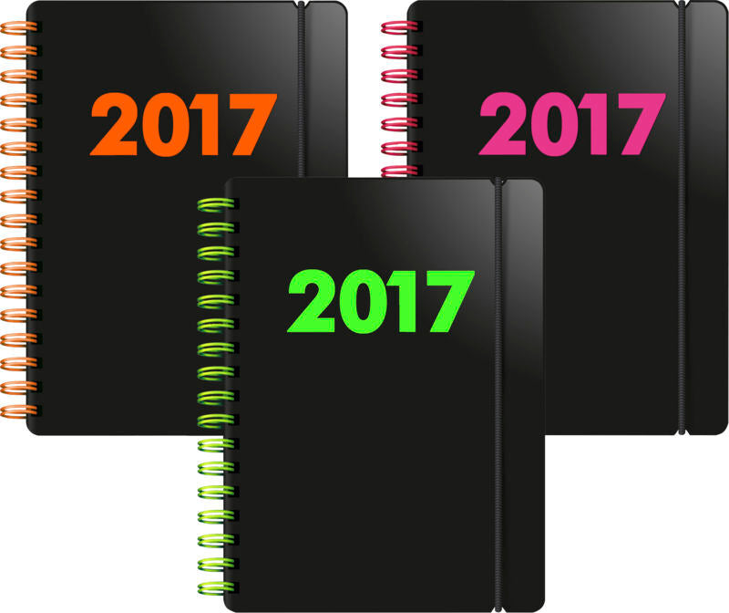 KALENDER 2017 LETTS BLACK A6 UGE ASS