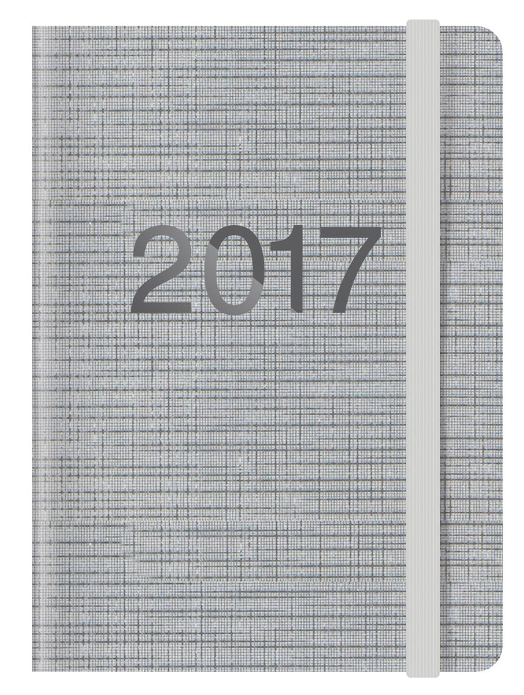 KALENDER 2017 LETTS MEMO MINI UGE SILVER