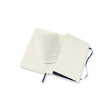 Notesbog Moleskine large blå m/240 blanke ark hard cover