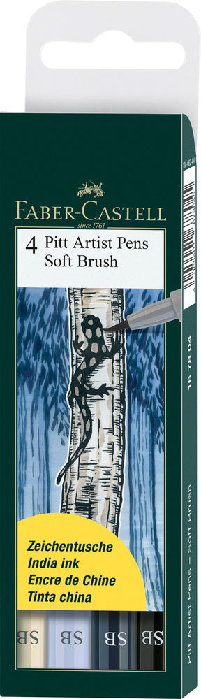 Pitt artist Faber-Castell 4 ass grå toner