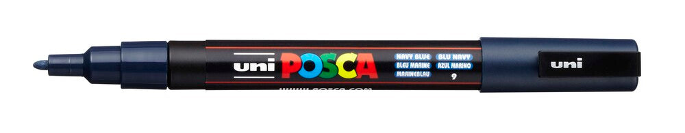 Paintmarker Uni POSCA pc-3m navy blå