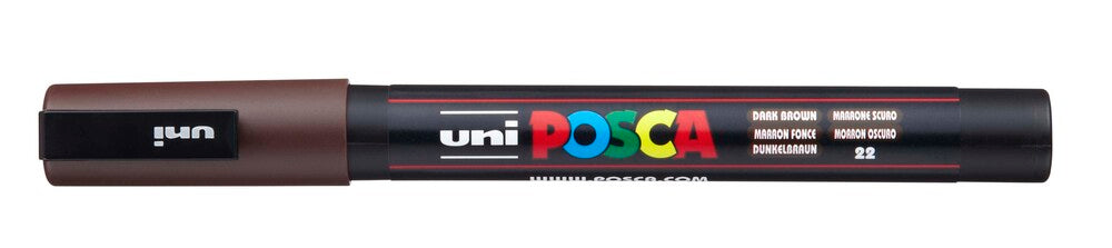 Paintmarker Uni POSCA pc-3m mørkebrun
