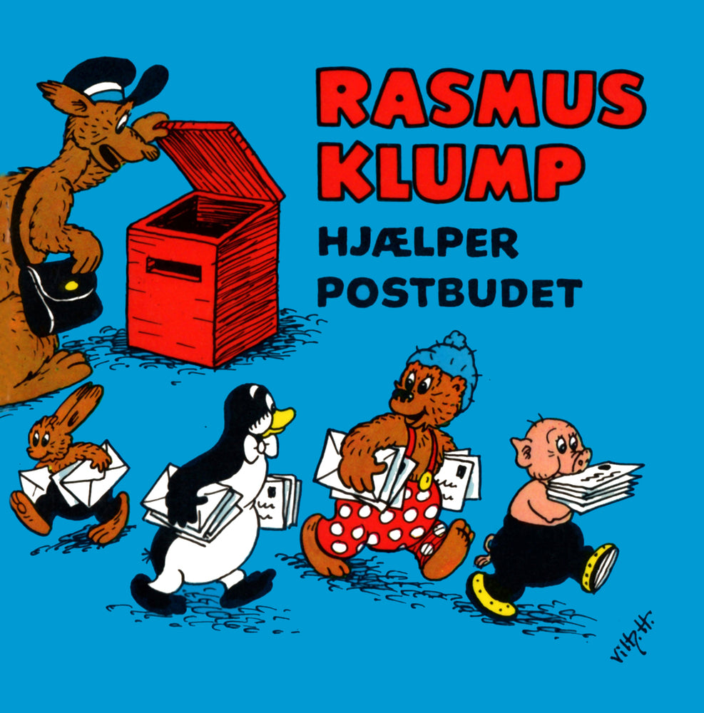 Rasmus Klump hjælper postbudet