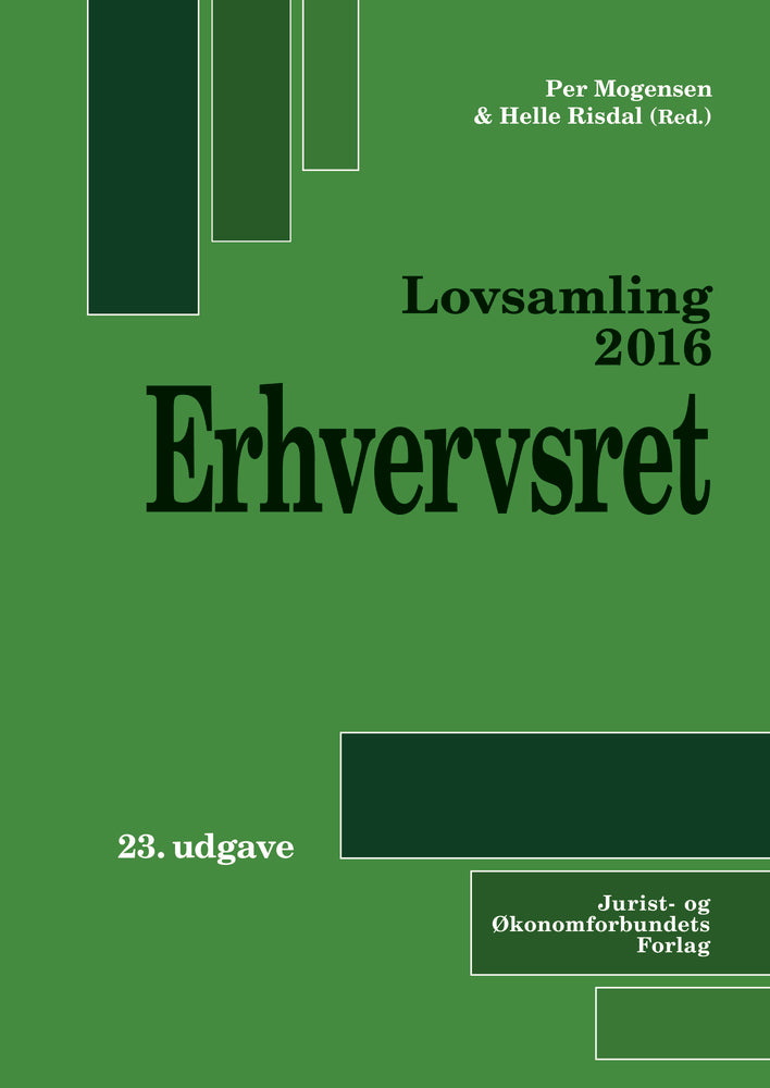 Lovsamling 2016 - Erhvervsret