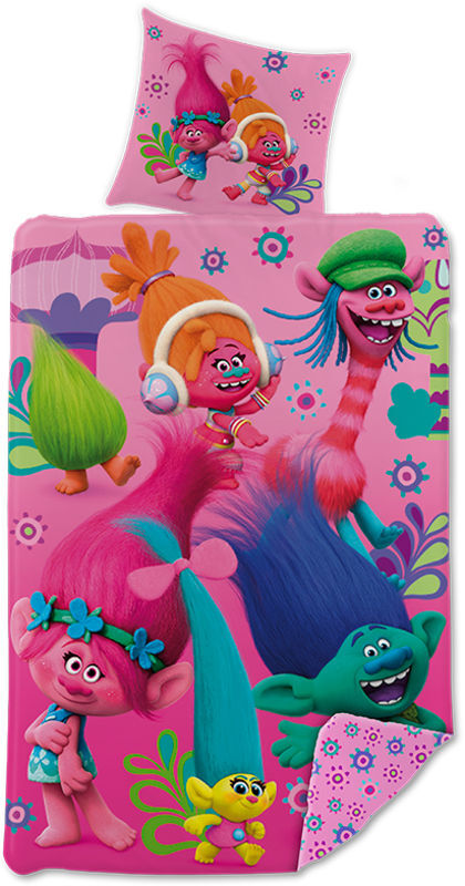 TROLLS SENGETØJ STR. 140 X 200 CM