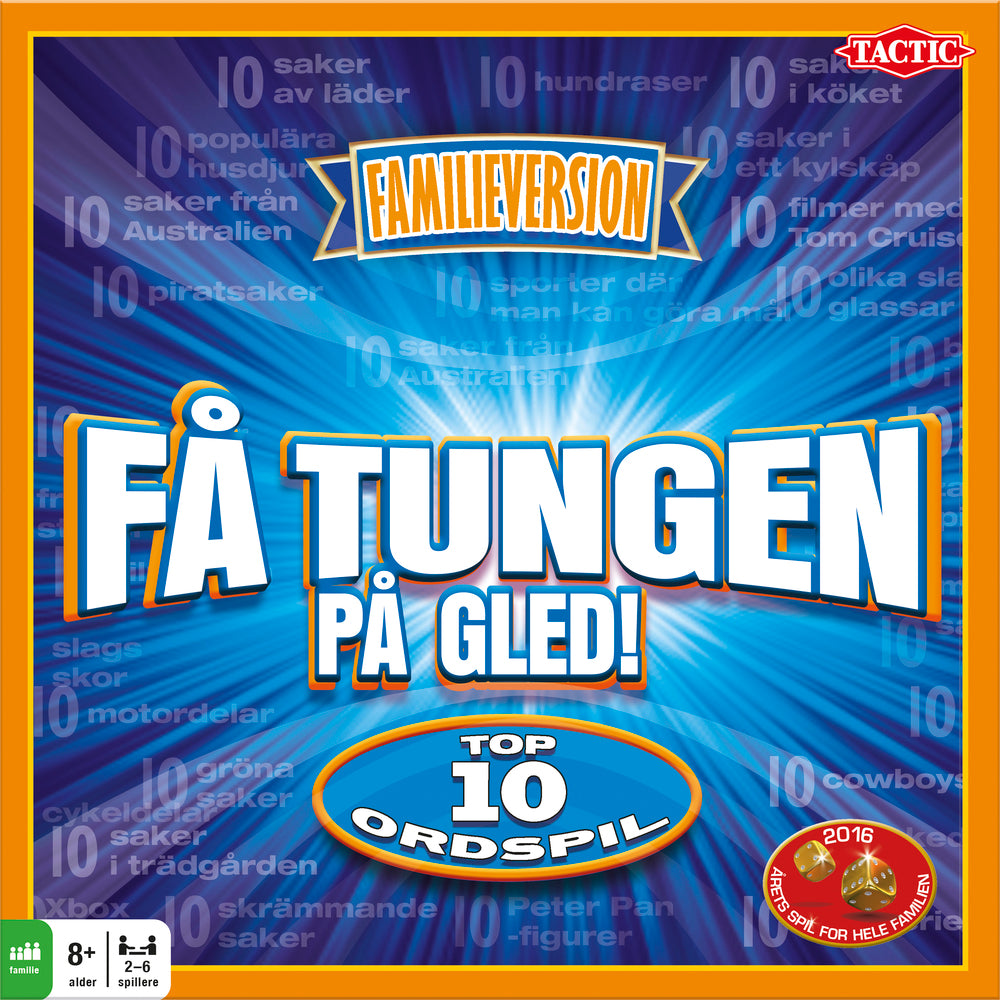 Få tungen på gled