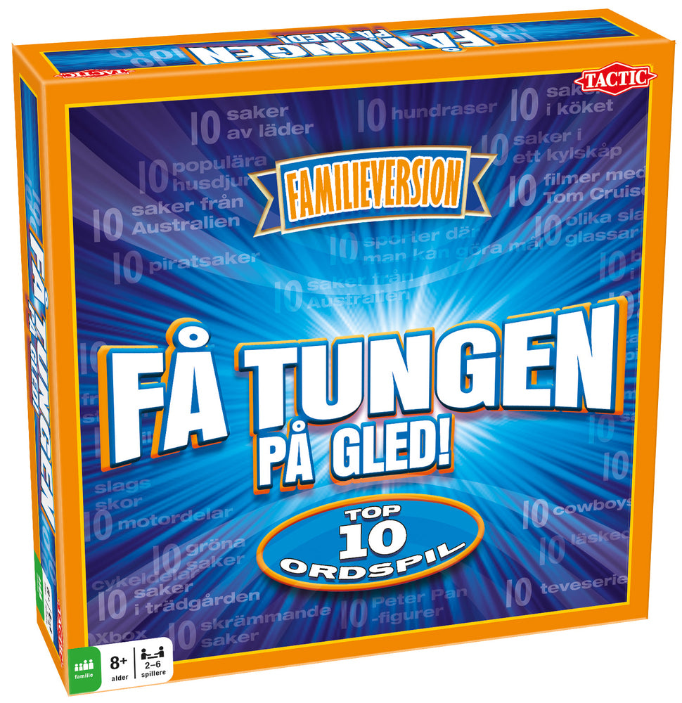 Få tungen på gled