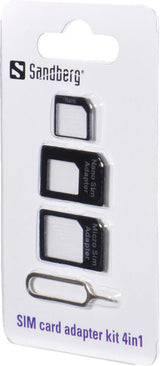 ADAPTER SIM-KORT 4-i-1 SANDBERG