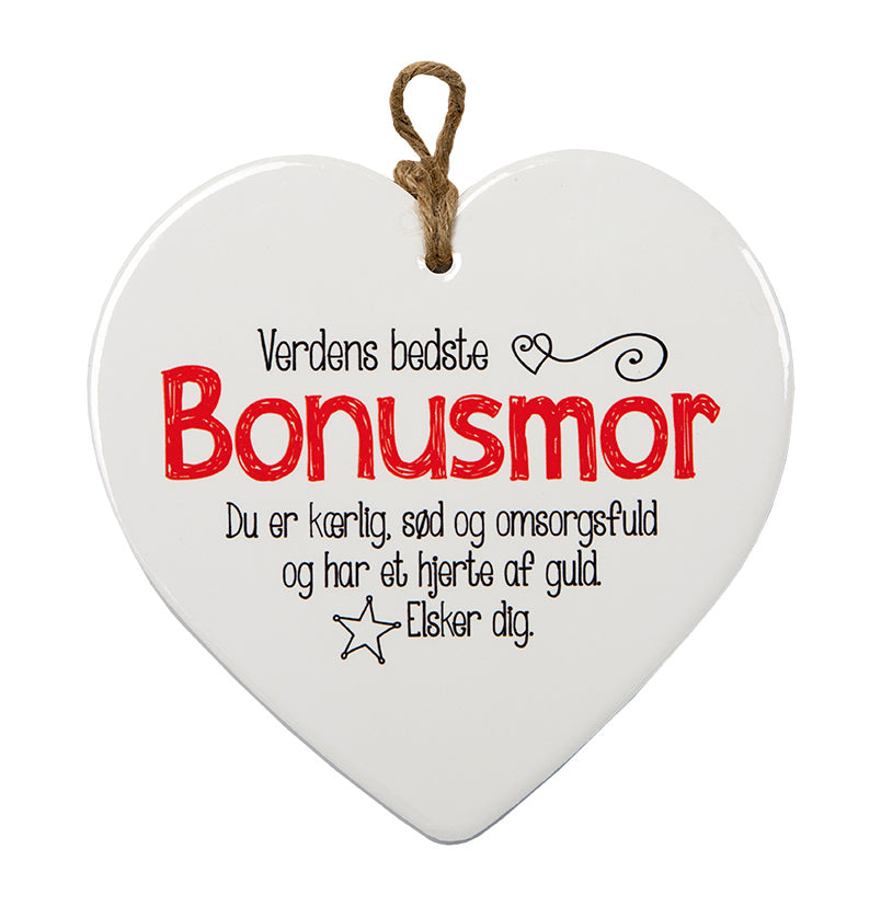 KERAMIKHJERTE "BONUSMOR"