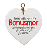 KERAMIKHJERTE "BONUSMOR"