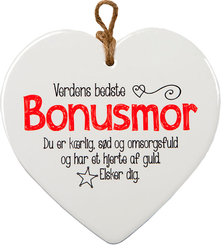 KERAMIKHJERTE "BONUSMOR"
