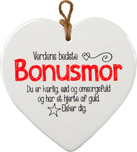 KERAMIKHJERTE "BONUSMOR"