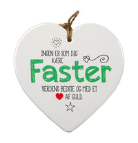 KERAMIKHJERTE "FASTER"
