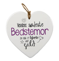 KERAMIKHJERTE "BEDSTEMOR"