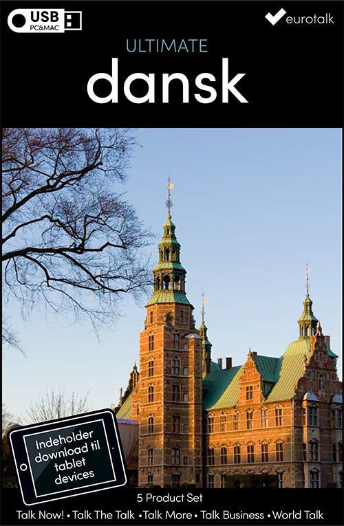 Dansk samlet kursus USB & download