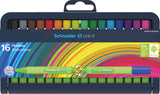 FINELINER LINK-IT PENCIL CASE 16 STK