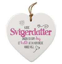 KERAMIKHJERTE SVIGERDATTER