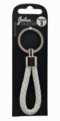 NØGLERING BRAID WHITE