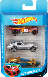 HOT WHEELS 3-PAK BASIC BILER FLERE FORSKELLIGE