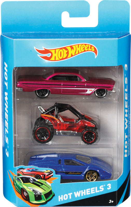 HOT WHEELS 3-PAK BASIC BILER FLERE FORSKELLIGE