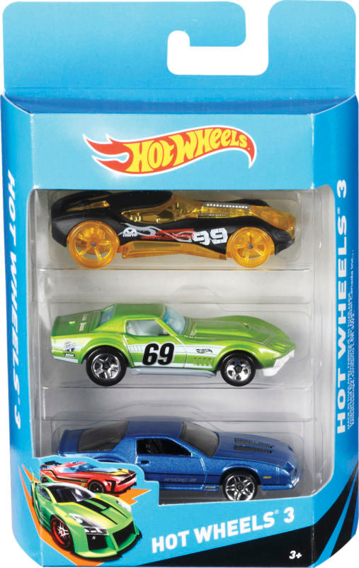 HOT WHEELS 3-PAK BASIC BILER FLERE FORSKELLIGE