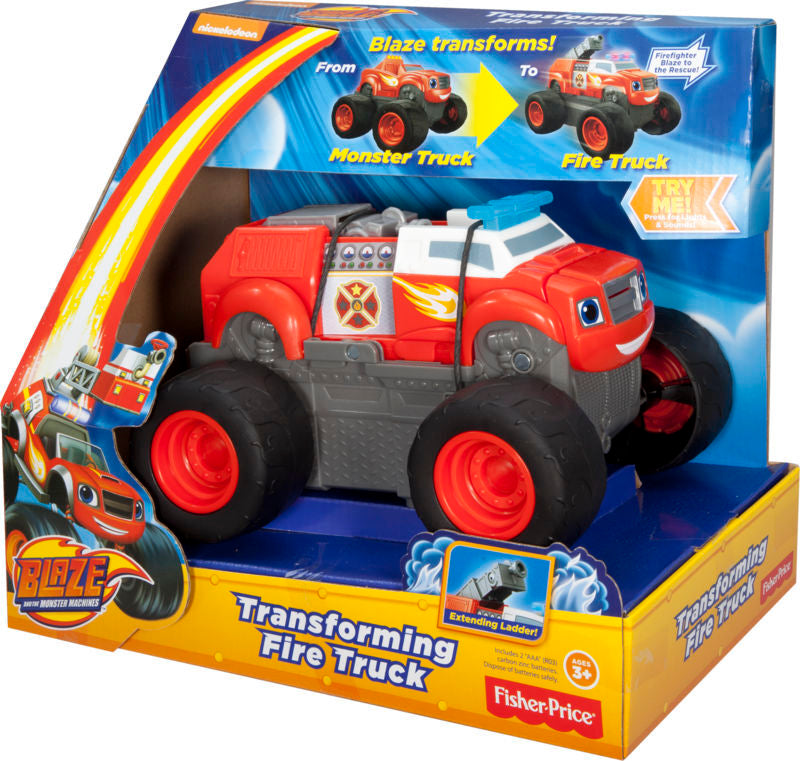 BLAZE TRANSFORMING FIRE MONSTER TRUCK
