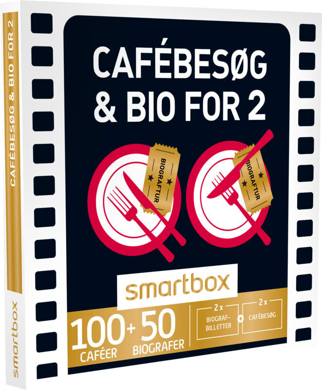 SMARTBOX CAFÉBESØG & BIO FOR 2