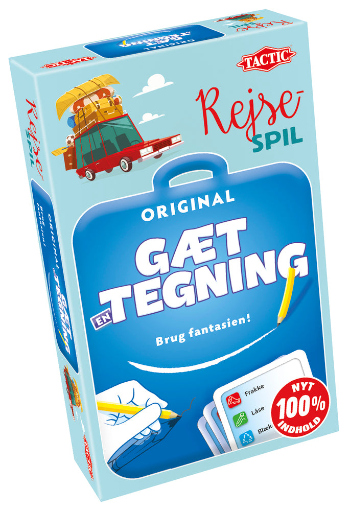 Gæt en tegning original rejsespil