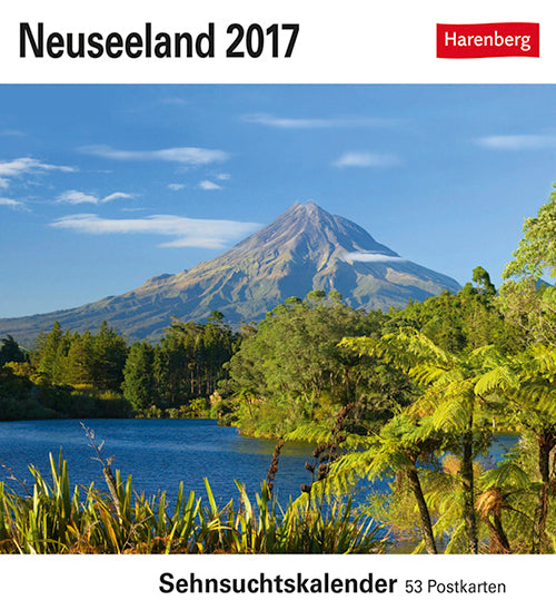Neuseeland - New Zealand postkortkalender 2017