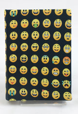 BOGBIND STRÆKBART A5 SMILEY SORT