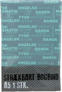 BOGBIND STRÆKBART A5 SKOLEFAG