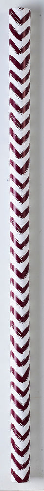 BOGBIND/GAVEPAPIR ZIGZAG BORDEAUX 70CMX2M