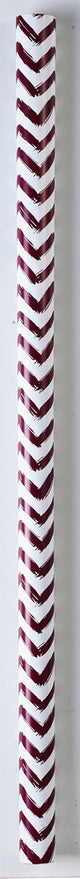 BOGBIND/GAVEPAPIR ZIGZAG BORDEAUX 70CMX2M