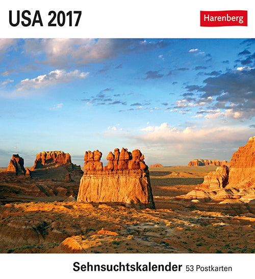 USA postkortkalender 2017