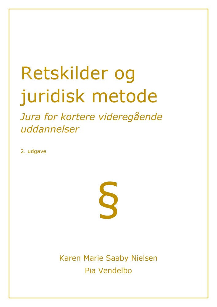 Retskilder og juridisk metode